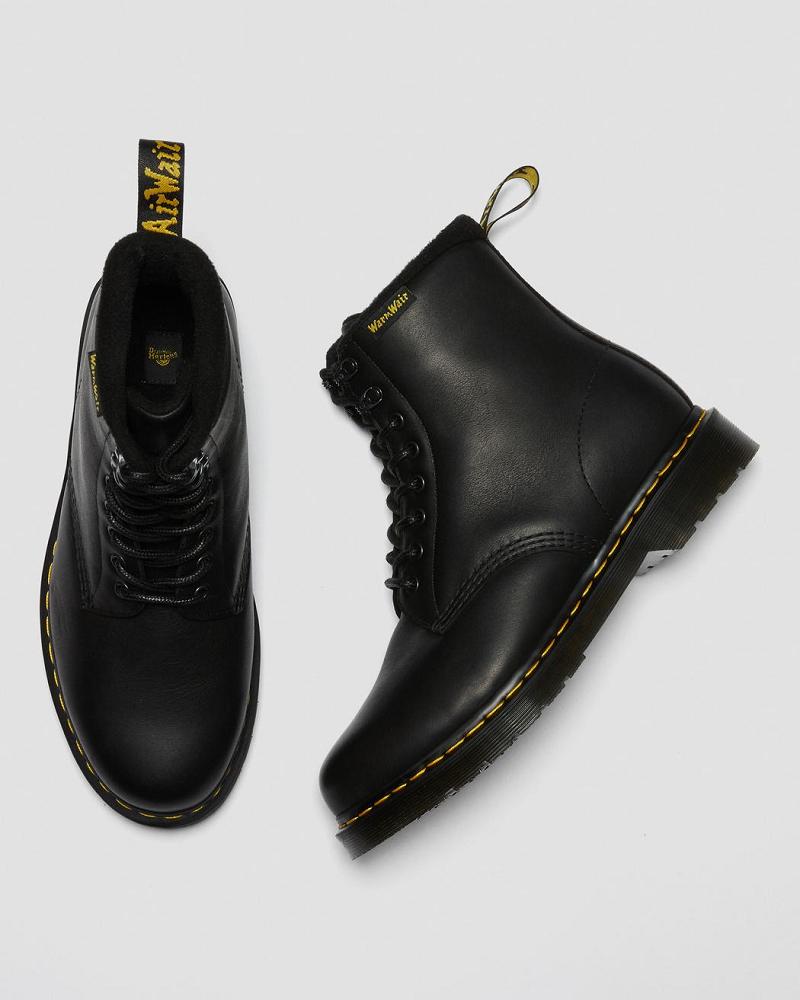 Dr Martens 1460 Pascal Warmwair Lær Vinterstøvler Herre Svarte | Norge 241YXF